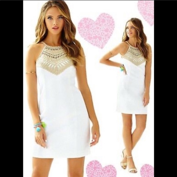 Lilly Pulitzer Pants - NWT Lilly Pulitzer White pearl romper size 0